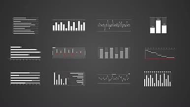 简洁商务企业数据分析AE模板视频的预览图